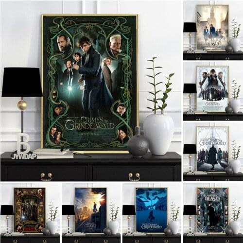 Fantastic Beasts and Where to Find Them Movie Posters And Prints Wall Art Canvas Painting Wall Pictures For Living Room Decor