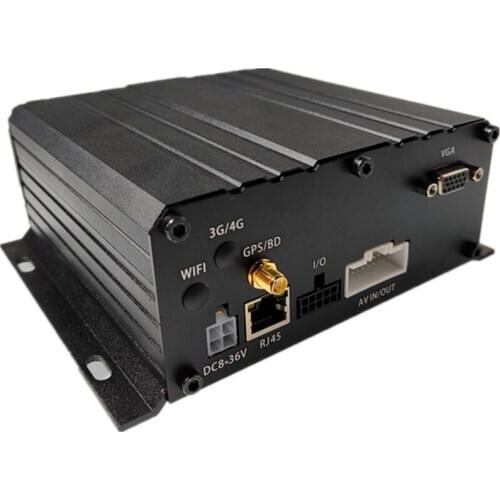 Integrated ADAS & DSM 4 Channel Mobile DVR Truck Bus Vehicle HDD MDVR with GPS