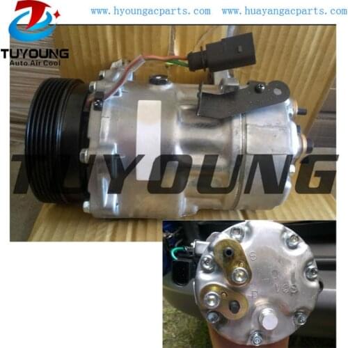 SD7V16 Sanden 1281 AC A/C Compressor for volkswagen Caddy Transporter 1.9 7H0820805L 7H0820803D 7H0820803C 7H0820803B 7H0820803F
