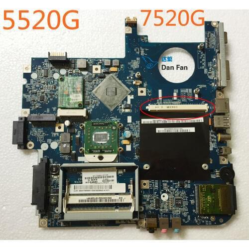 MBAK302005 For Aspire 5520G 7520G Laptop Motherboard ICW50 LA-3581P Mainboard 100%tested fully work