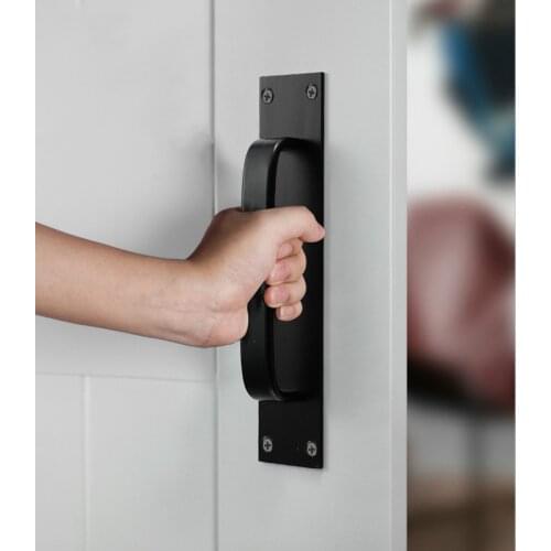 Fashion Black Cabinet Handles Aluminum Alloy Kitchen Door Handles Cupboard Pulls Drawer Knobs Furniture Room Door Hardware