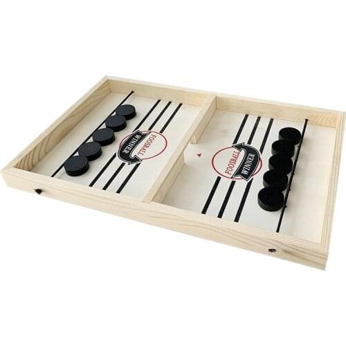 Table Hockey Game Foosball Winner Games Catapult Chess Parent-child Interactive Toy Fast Sling Puck Board Game Toys For Children