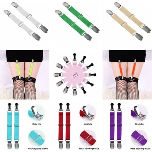 Punk Harness A Pair Stockings Clip Colour Garters Womens Belt Leg Body Bondage Sexy Punk Suspenders Exotic Lingerie Accessories