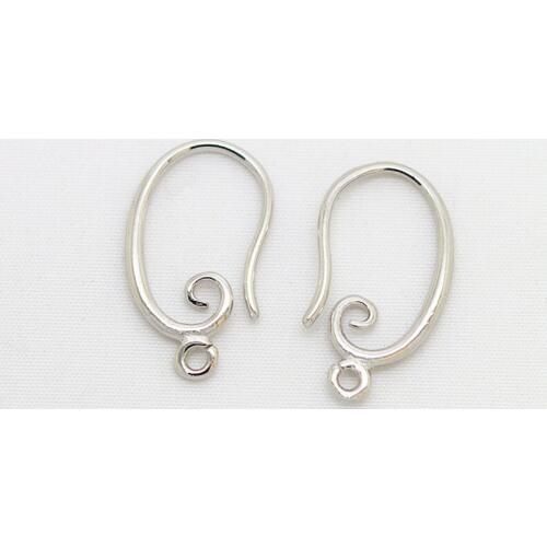 HOT Wholesale 20pcs 925 Sterling Silver Hook Earring Earwire DIY Jewelry Finding Accessories