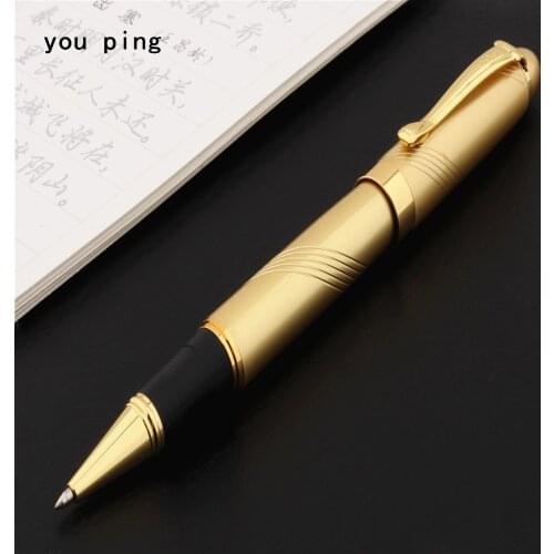 Luxury pen high quality 031 Golden Spiral wire Business office Rollerball Pen School student stationery Supplies Ballpoint Pens