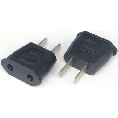 EU Power Cord Cable To 2 Pin US JP CN Plug Adapter EU European To US American Japan China Travel Adapter Electrical Socket