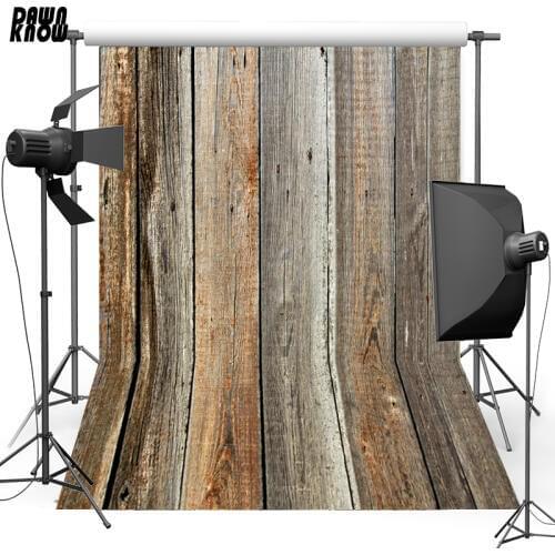 DAWNKNOW Wood Floor Vinyl Photography Background For Baby New Fabric Polyester Backdrop For Wedding Photo Studio Floor494