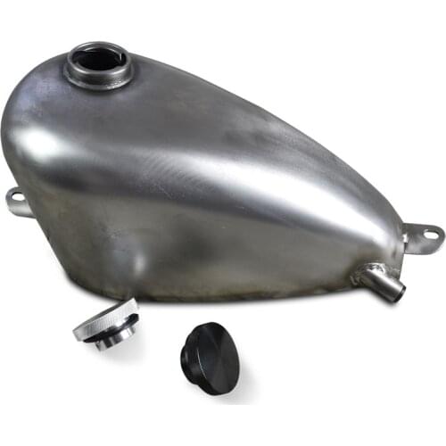 Convex Hole Harley Style Retro Motocycle Embryo Fuel Tank With Cap Chopper Bobber