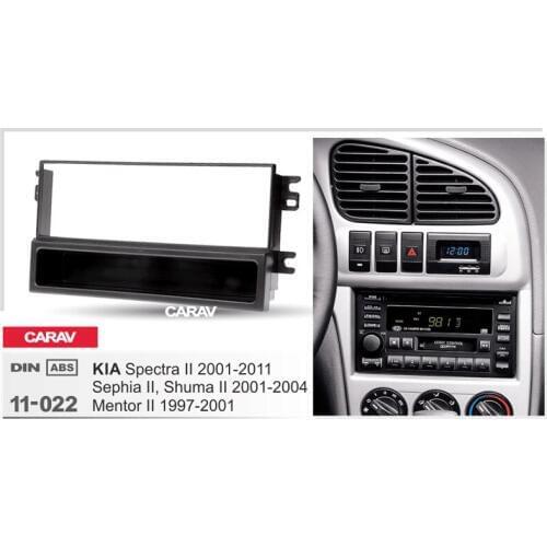 1Din Fascia for KIA Spectra Sephia Shuma Mentor Radio DVD Stereo Panel Dash Install Trim CARAV 11-022
