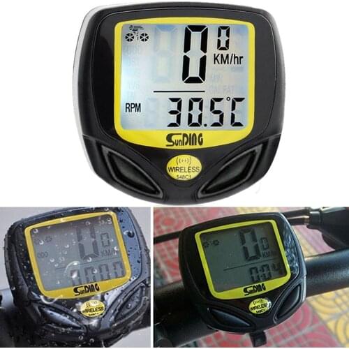 40# Waterproof Bicycle Computer Wireless And Wired Mtb Bike Cycling Odometer Stopwatch Speedometer Watch Led Digital Rate