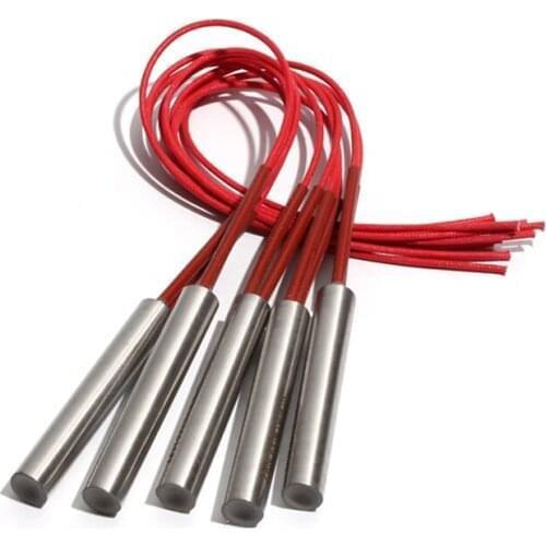 5PCS 18mm 50~60mm Length 201SUS Cartridge Heater 110V/220V/380V 220W/230W/250W/260W/270W Tubular Electric Heating Element