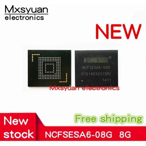 5pcs/LOT NCFSESA6-08G NCEFESA8-08G NCFSESA8-08G NCEFAT28-08G NCEFES76-08G NCEFES78-08G BGA153 New EMMC 8g memory chip