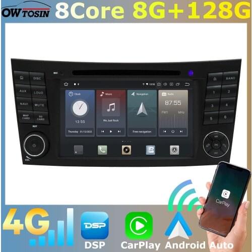 Android 10 Car DVD Media Radio GPS PX6 4+64G For Mercedes Benz E G CLK CLS Class W209 W211 W219 W463 2004-2008 CarPlay GPS Radio