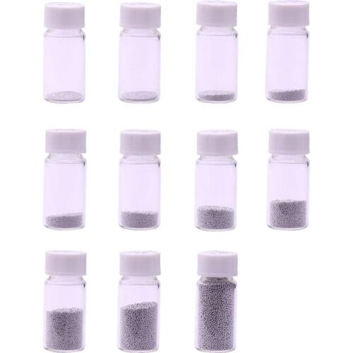 Free shipping (11 pieces/lot) 25k BGA Solder Balls Leaded 0.2-0.76mm(11PCS) for Reballing Rework SGS Sn63/Pb37