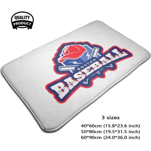 Boston Baseball Comfortable Door Mat Rug Carpet Foot Pad Boston Baseball