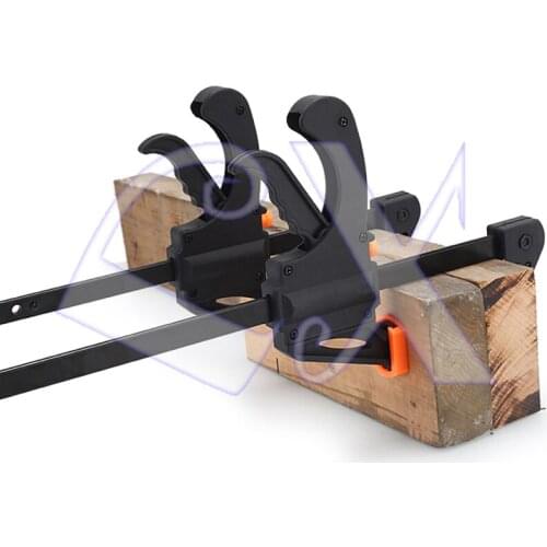Woodworking clamp, fixed clamp, powerful clamp, fast F clamp, C clamp, wood clamp, adjustable jigsaw clamp