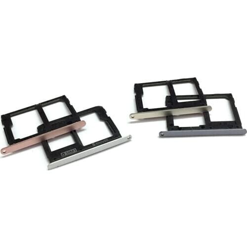 Sim Tray Holder For Samsung Galaxy A3 A310 A5 A510 A7 A710 2016 Dual SIM Card Tray Slot Holder Adapter Socket Repair Parts
