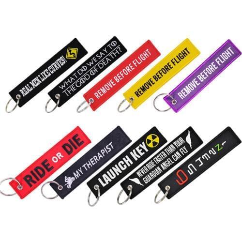 IRON ON PATCH Keyrings