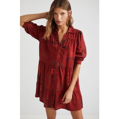 Spanish Mesh Stitched Embroidery Black Slim Dress