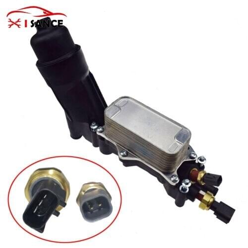 Engine Oil Cooler Filter Adapter Housing For Chrysler Dodge Charger Grand Caravan Jeep Wrangler Cherokee 3.6L 3.2L 68105583AF