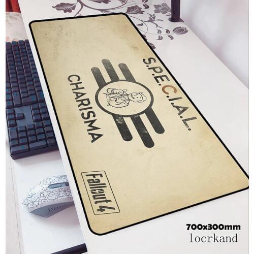 Fallout mouse pad 70x30cm gaming mousepad anime Boy Gift office notbook desk mat laptop padmouse games pc gamer mats