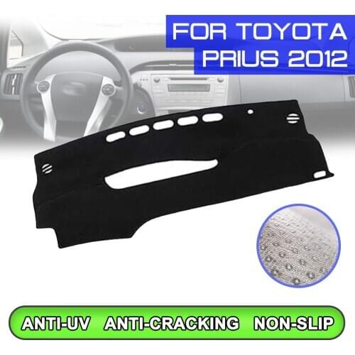 Car Dashboard Mat Anti-dirty Non-slip Dash Cover Mat UV Protection Shade for Toyota Prius 2012
