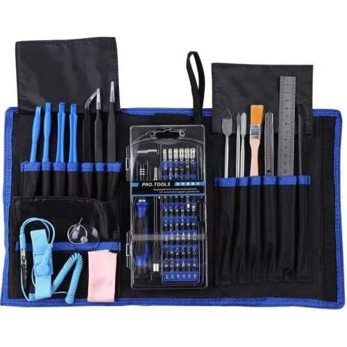 81 In 1 Screwdriver Set Multi-Function Precision Screwdriver Magnetic Portable Oxford Cloth Bag Mobile Phone Removal Tool