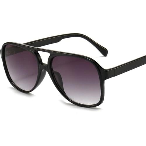 2021 New Square Big Frame Woman Sunglasses Men Fashion Retro Design Sun Glasses Classic Brand Plastic Sun Eye Glasses Uv400