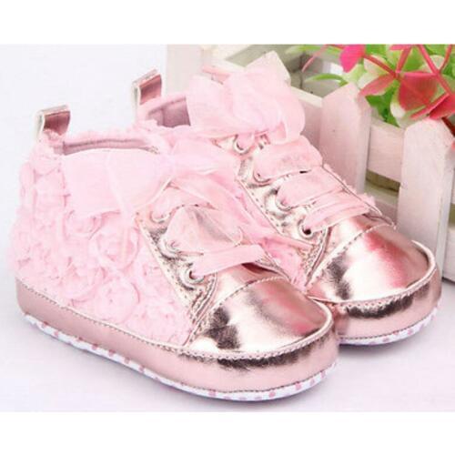 0-18M Baby Girl PU Leather Shoes First Walkers Non-slip Lace Floral Embroidered Soft Shoes Prewalker Walking Toddler Kids Shoes