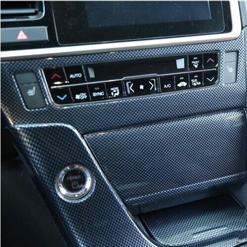 Carbon Fibre Window Gear Air Outlet Steering Wheel Decorated Mouldings Frame For Honda Jade Accord 2015 16 17 CAA318A