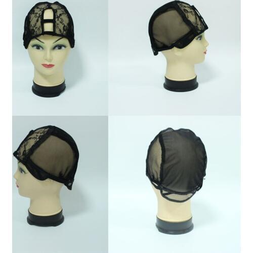 Size S/M/L elect Middle Part (Hole all in the cap) lace wig cap/ inside inner caps net for wig making wholesale