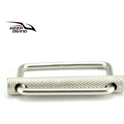 KEEP DIVING 316 Stainless Steel Slide Buckle Triglide Slides Webbing Slider Strap Keeper for BCD Fasteners Straps