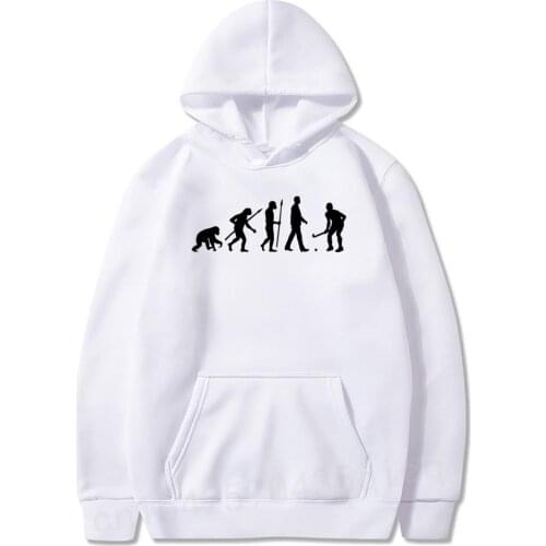 Lce hockey Print Graphic Mens Hoodies Polyester Evolution Long sleeve Sweatshirt Novelty Unique Design Autumn Men Hooded