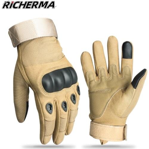 Protective Motorcycle Gloves Summer Motorbike Gloves Fingerless Knuckles Durable MTB Gloves Enduro Motocross Outfit Cycling
