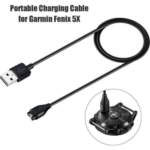 1m USB Charging Cable Charger for Garmin Fenix 6S 6 5 Plus 5X Vivoactive 3