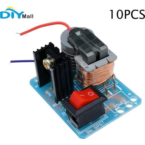 10pcs/lot 3.7V 15KV High Voltage Inverter Generator Spark Arc Ignition Coil Module DIY Kit