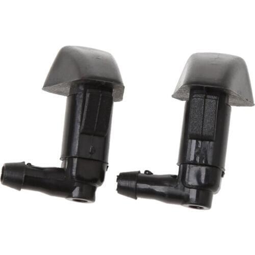 2 Pcs Windshield Wiper Water Spray Jet Washer Nozzle For 2003-2007 Honda Accord