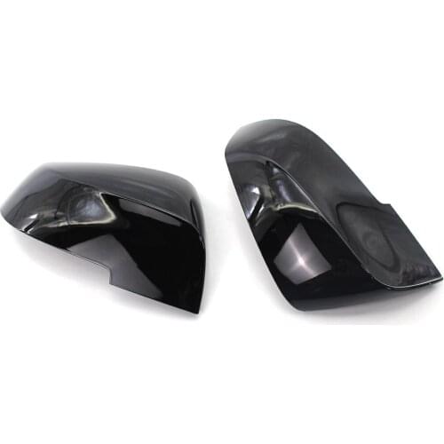 Car Gloss Black Wing Mirror Cover Cap Fit For BMW F20 F30 F32 2014-2019