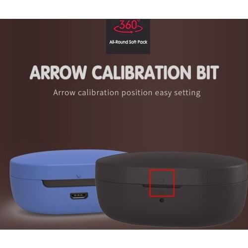 For Xiaomi Redmi Airdots TWS Earphone Wireless Bluetooth Earphone Stereo Noise Reduction Mic Voice Control Protective Cover