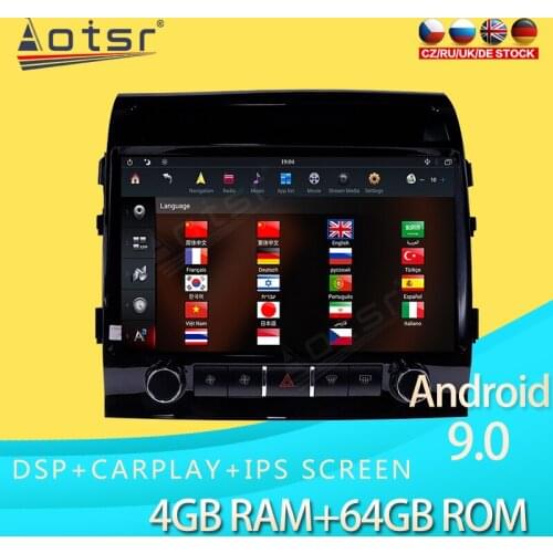For Toyota Land Cruiser 2008+ MAX-PAD 64GB Android Car Multimedia Player Car GPS Navigation Streaming Night Vision Camera Radio