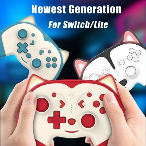 Newest Generation IINE For Nintendo Switch PRO NS Lit Joystick Controller Gamepad Wireless Bluetooth Controller Remote Wake up