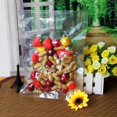 Ferimo 100pcs Nylon compound vacuum bag 8*12cm food packaging bag three side sealed transparent plastic storage bag