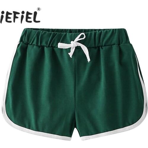 Girls Shorts for Summer Childrens Clothes Kids Boys Sport Short Pants Drawstring Striped Side Style Casual Pants 1 2 3 4 Years