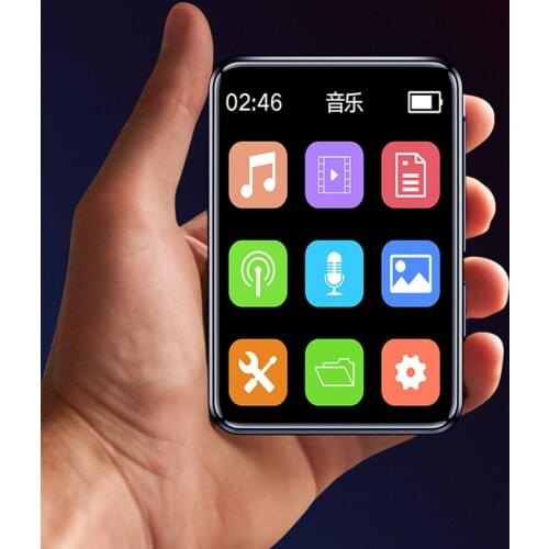 Yescool X1S Bluetooth 5.0 Lossless MP3 Player HiFi Portable Audio Walkman With FM Radio EBook Voice Recorder MP4 Music Player
