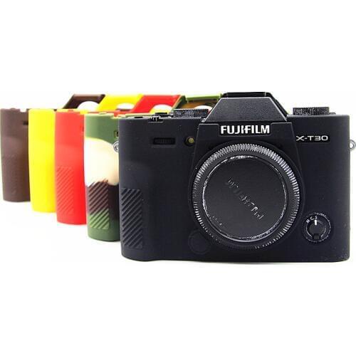 Soft Silicon Rubber Case Cover Frame Skin Protector for Fujifilm Fuji X-T30 XT30 Mirrorless Camera