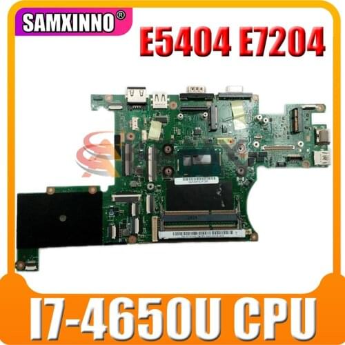 Original Laptop motherboard For DELL Latitude 14 ruggde E5404 E7204 Mainboard 0X5VFR CN-0X5VFR COMBO SR16H I7-4650U CPU
