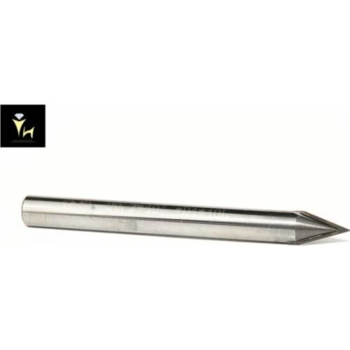 PCD 55 Degree V Shape CNC Engraving Diamond Tools Engraver For Jewellery ( Diamond Width: 0.25-12mm )