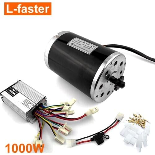 36V48V 1000W High Speed Engine Electric Vehicle Brush DC Motor Electric ATV Replacement Engine Electric Foldable Scooter Motor