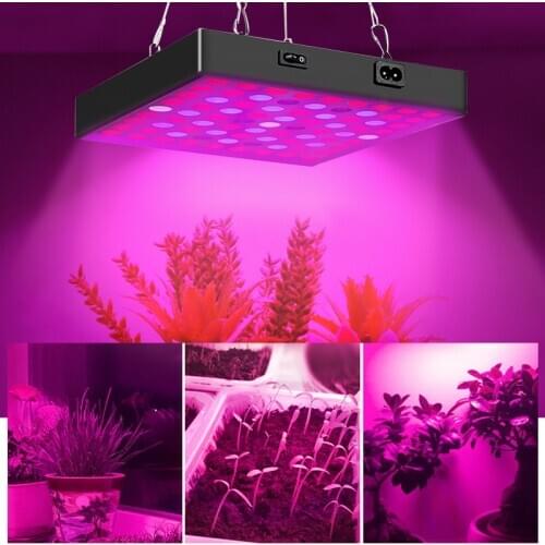 Grow Light Full Spectrum 410-730nm LED Growing Lamps AC85-265V 50W Plant Growth Lighting for Plants Flowers Seedling Cultivation
