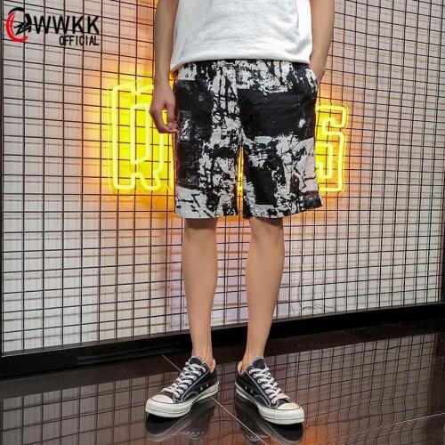 WWKK 2021 Men New Cotton Shorts Mens loose Short Trousers Fitness Jogger Mens Brand durable Sweatpants Fitness Workout Shorts